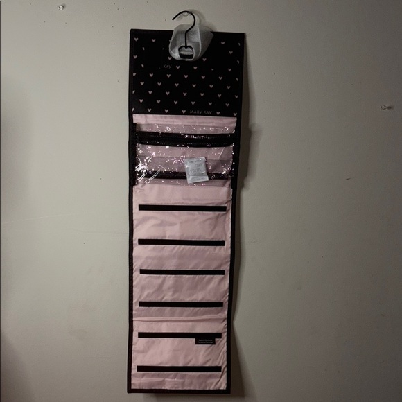 Mary Kay Black and Pink Jewelry Organizer with Collapsible Design - Picture 3 of 10